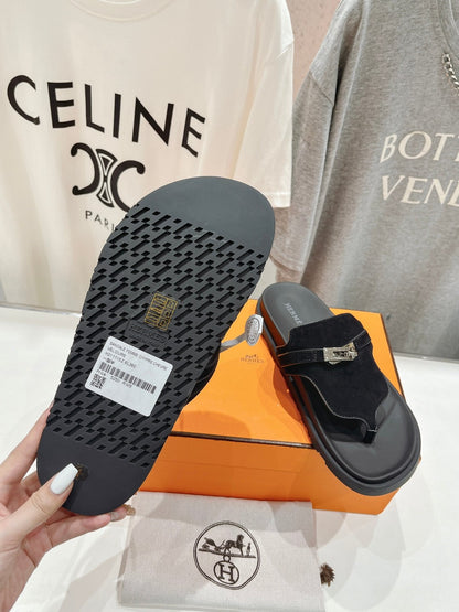 EMPIRE SANDAL BLACK SUEDE