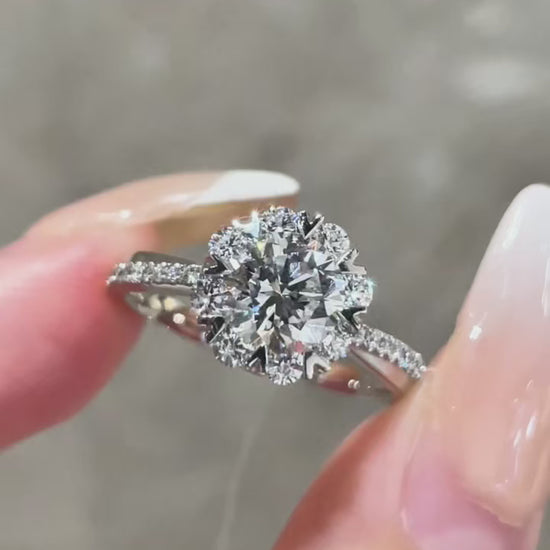 1.00ct Lab-Grown Diamond Style-8-Prong Solitaire| IGI Certified | PT950 Platinum