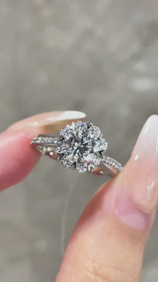 1.00ct Lab-Grown Diamond Style-8-Prong Solitaire| IGI Certified | PT950 Platinum