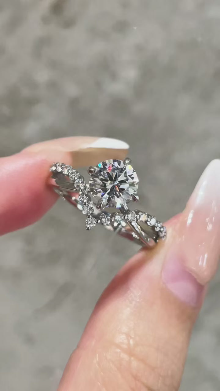 1.00ct Lab-Grown Diamond Style-Queen’s V| IGI Certified | PT950 Platinum