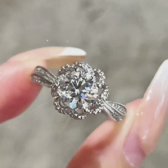 1.00ct Lab-Grown Diamond Style-Cinderella| IGI Certified | PT950 Platinum