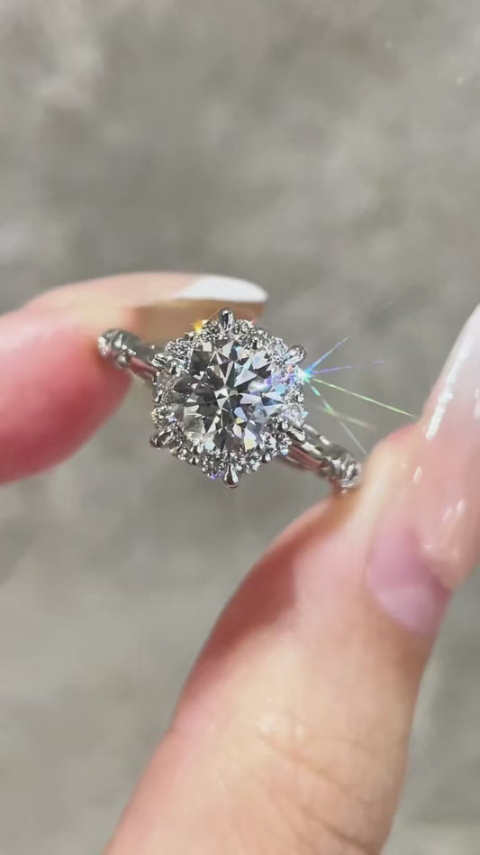 1.00ct Lab-Grown Diamond Style-6-Prong| IGI Certified | PT950 Platinum