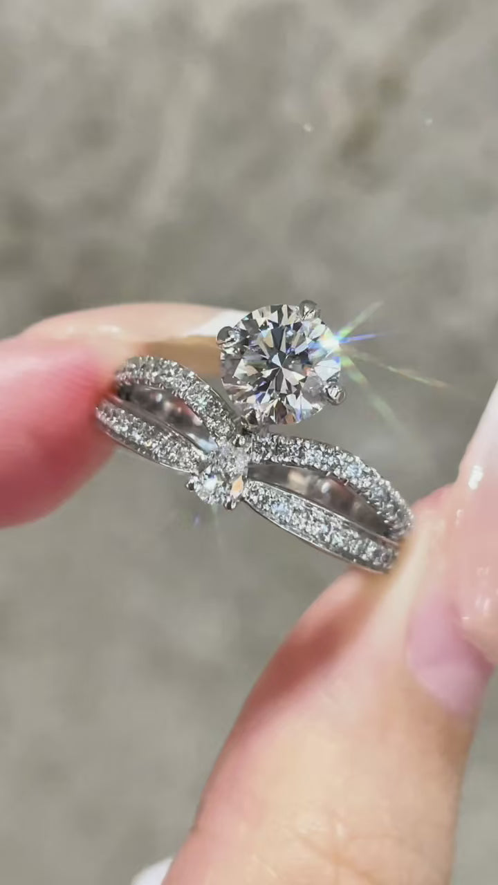 1.00ct Lab-Grown Diamond Style-Crown| IGI Certified | PT950 Platinum