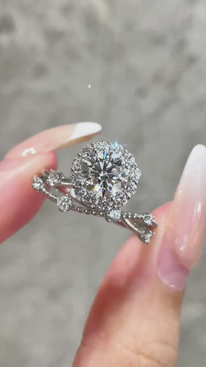 1.00ct Lab-Grown Diamond Style-Star World| IGI Certified | PT950 Platinum