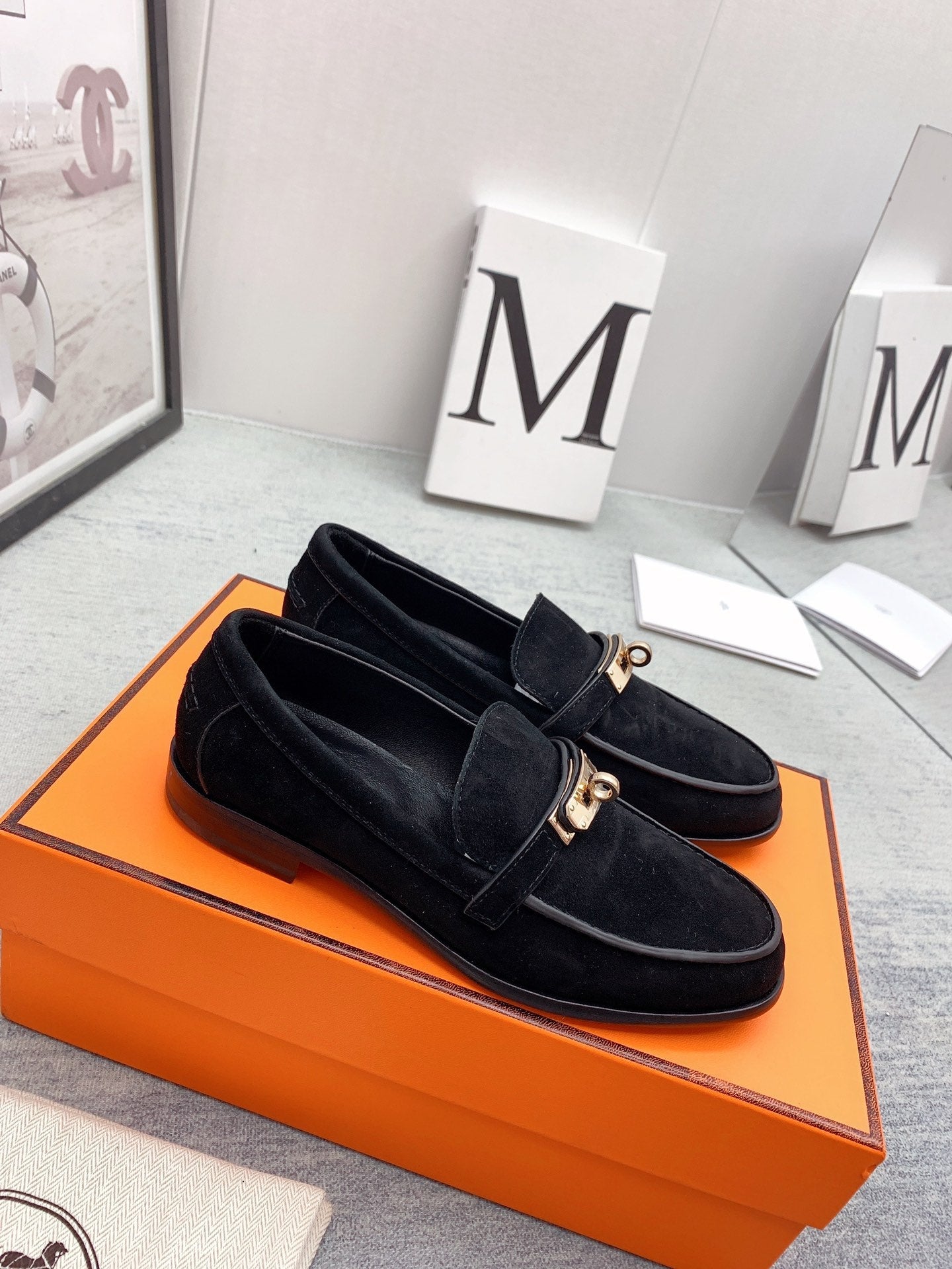Destin Loafer Suede Black